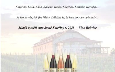 Vína Svaté Kateřiny a mladá vína r.2023