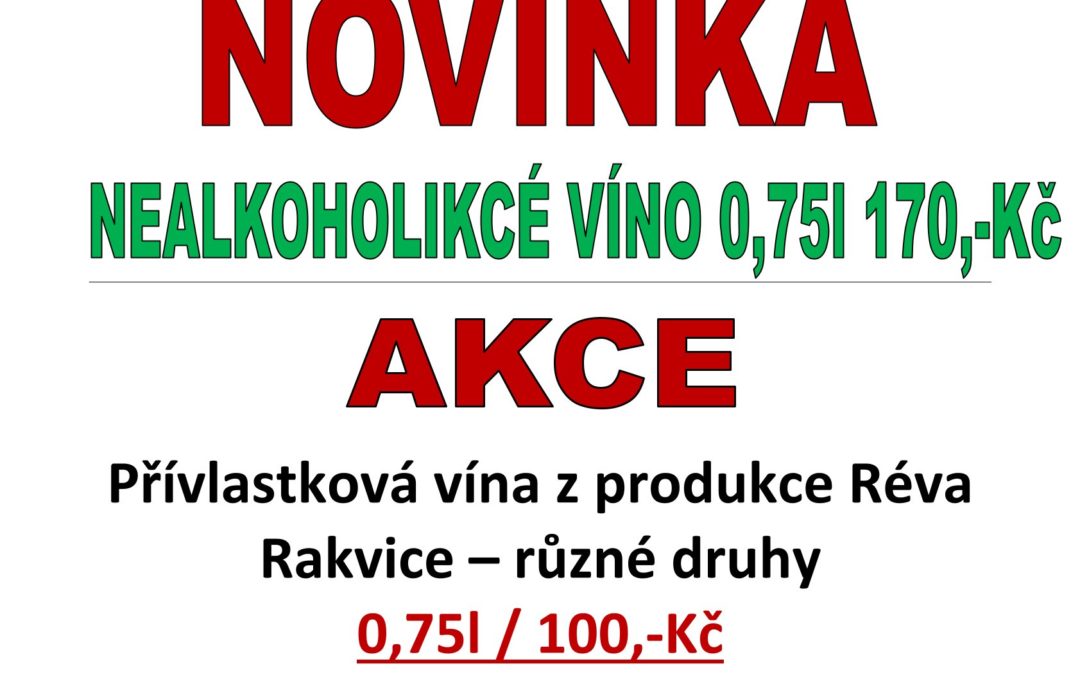 Novinka + Akce únor