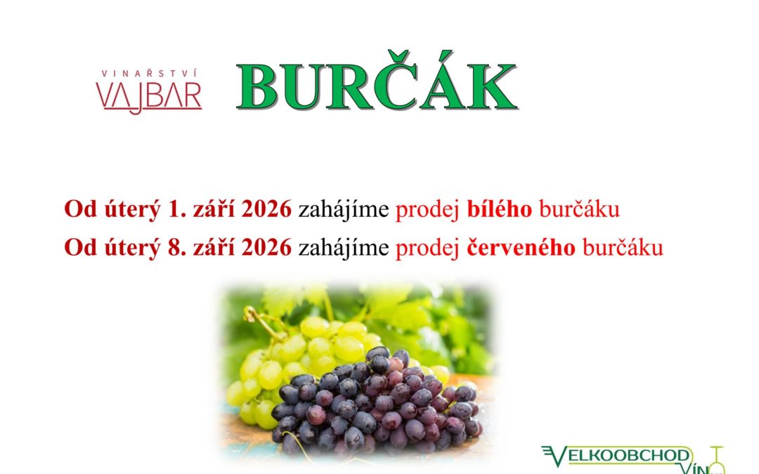 Moravský burčák 2026