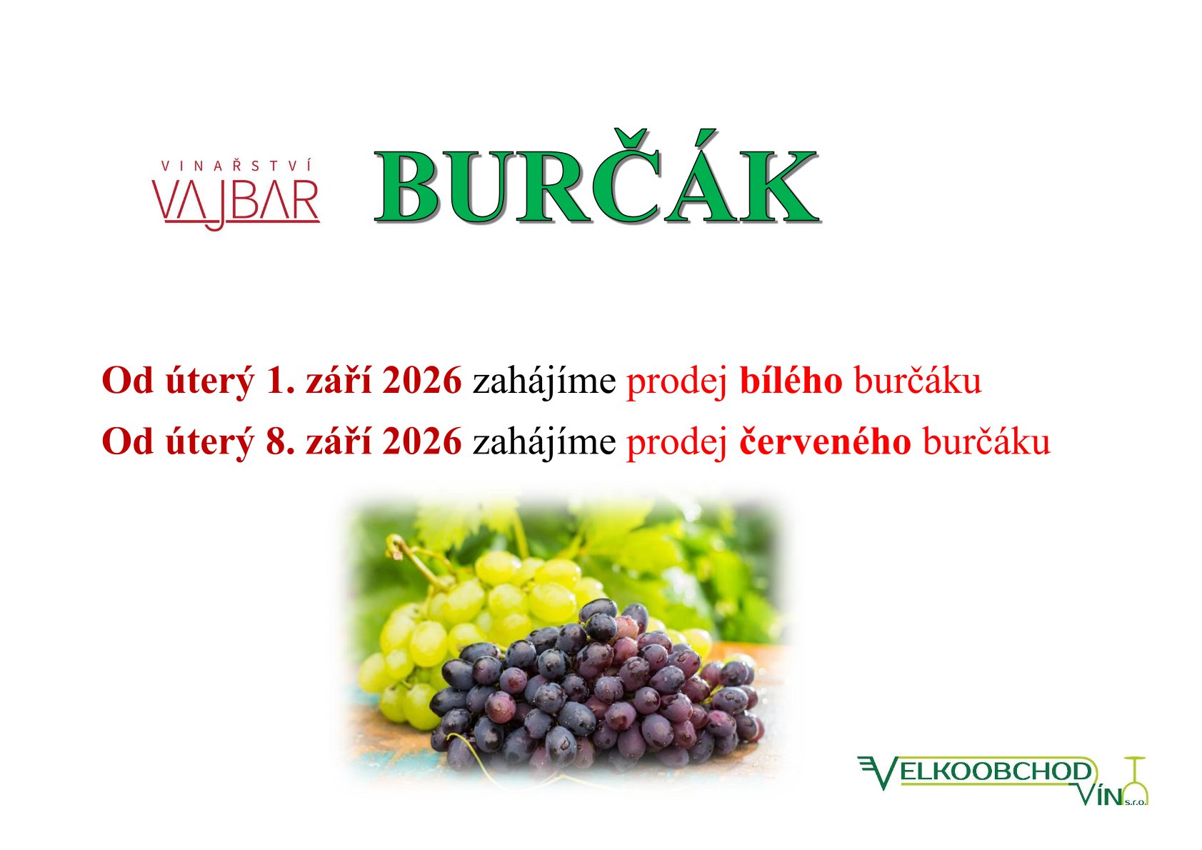 Moravský burčák 2026